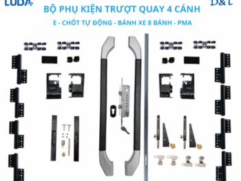 Bộ phụ kiện trượt quay 4 cánh