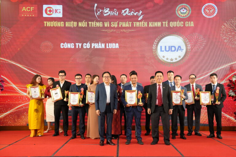 LUDA Vinh Dự Đón Nhận TOP 10 Thương Hiệu Nổi Tiếng Vì Sự Phát Triển Kinh Tế Quốc Gia 2026